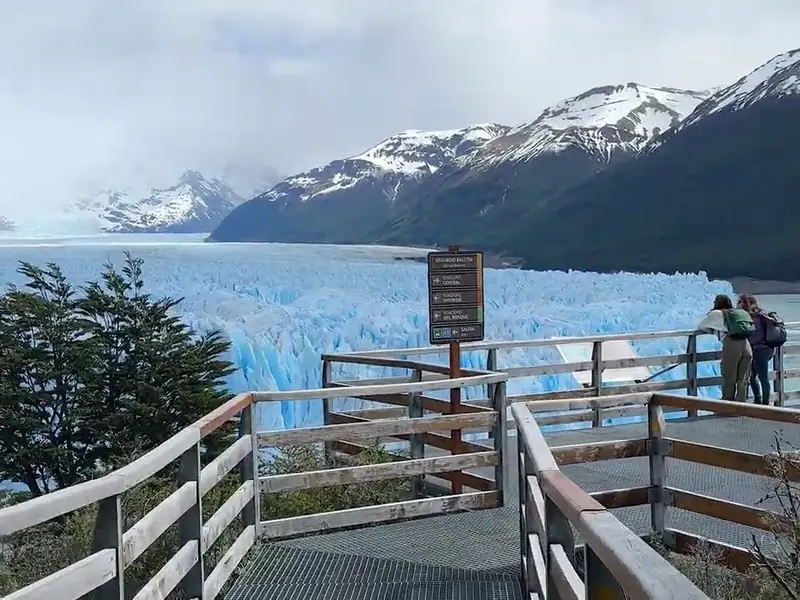 Video del recorrido por las pasarelas del Glaciar Perito Moreno